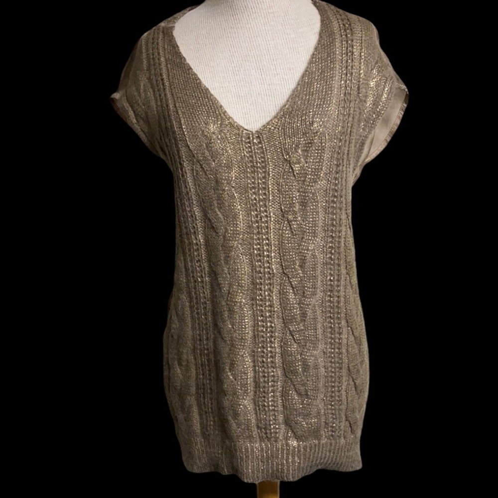 IMPERIAL Cable Knit Pullover Tunic Vest